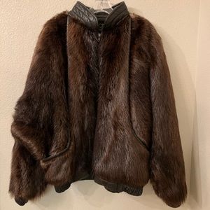Jonas Furs real beaver jacket made in Denver Colorado